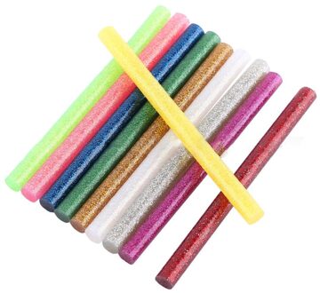 60Pcs Verwarming Diy Glitter Reparatie Professionele Hoge Viscositeit Diverse Schilderen Tool Lijm Sticks Lijm Hotmelt Art Mix Kleur