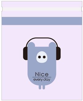 60Pcs Wegwerp Auto Vuilniszak Huishouden Zelfklevende Garbage Cleaning Bag Familie Verzamelen Handig Vuilnis Opbergtas paars