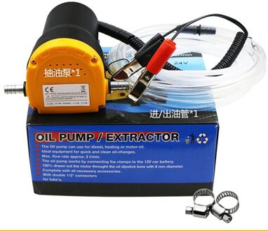 60W Auto Motor Oliepomp 12V/24V Elektrische Olie/Diesel Fluid Sump Extractor Brandstof Transfer zuigpomp Boot Motor