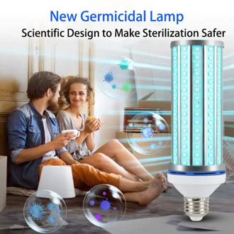 60W E27 LED Corn Light Bulb UV Light Sterilizer UVC Germicidal Disinfection Bulb Bactericidal Lamp ultravioleta 110-270V