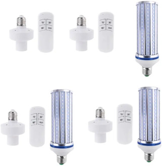 60W UV Germicidal Lamp LED UVC Bulb E26 Disinfection Light Timing Remote Control K1AD