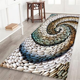 60X180 Cm Badmat Tapijt Zeegezicht Print Hal Deurmat Anti-Slip Tapijt Water Absorberen Keuken Mat Tapis Salle De bain Badmat