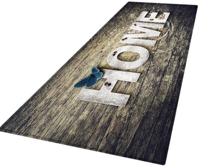60X180 Cm Tapijt Hal Deurmat Anti - Slip Tapijt Water Absorberen Keuken Mat #2591