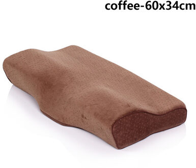 60X34/50X30 Cm Luchtlaag Stof Geheugen Kussen Gevallen Langzaam Slapen Beddengoed Kussensloop Kussenslopen koffie / 50X30
