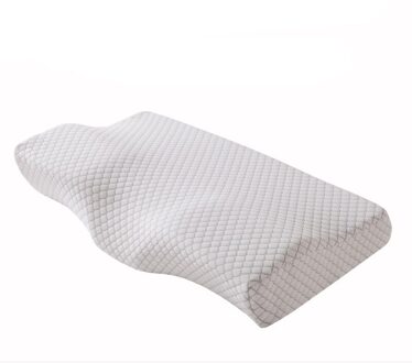 60X40X12Cm Memory Foam Kussen Voor Nekpijn Vlinder Cervicale Kussens Shaped Memory Kussens Ontspannen De cervicale Wervelkolom Trage Rebou Lattice