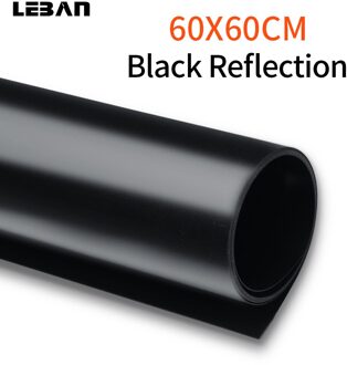 60X60 cm 24*24 inch Zwart Matte Reflectie PVC Foto Fotografie Naadloze waterdicht Studio Verlichting achtergrond Achtergrond Doek