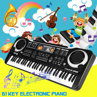 61-Key Digital Electric Piano Keyboard Portable Multi-Functional Keyboard with Microphone Music Keyboard Electric Keyboard
