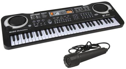 61-Key Led Digitale Toetsenbord Elektronische Toetsenbord Met Piano Microfoon Muziek Instrument Kinderen T3N1