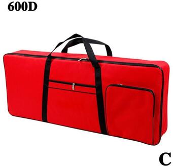 61 Key Toetsenbord Gig Bag Case Elektronische Orgel Piano Waterdicht Met Rugzakken Doek Oxford Katoen Handtassen Gewatteerde 600D/420D o2E8