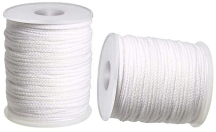 61 Meter Katoen Geweven Kaars Lont Diy Handgemaakte Kaars Lont 24 Strengen Kaarsenlont Wyw