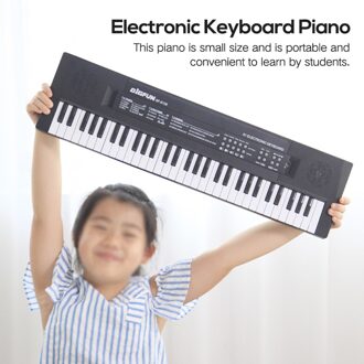 61 Toetsen Digitale Muziek Elektronische Toetsenbord Kinderen Multifunctionele Elektrische Piano Voor Student Microfoon Functie Muziekinstrument