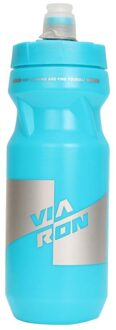610Ml Draagbare Fiets Waterbottle Weg Mountainbike Water Flessen Lekvrije Plastic Outdoor Fietsen Waterkoker Fiets Accessoire meer blauw