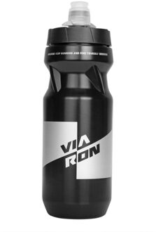 610Ml Draagbare Fiets Waterbottle Weg Mountainbike Water Flessen Lekvrije Plastic Outdoor Fietsen Waterkoker Fiets Accessoire zwart