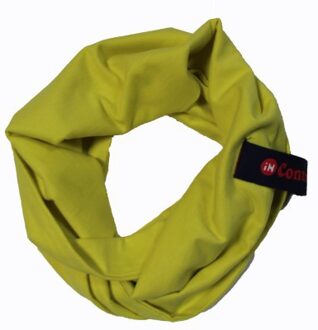 615 bright yellow sjaal Geel - One size