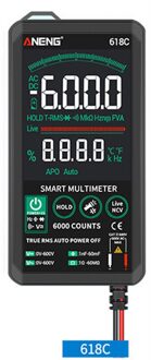 618A/B/C Digitale Multimeter Smart Touch Dc Analoge Bar True Rms Auto Tester Professionele Transistor Condensator Ncv testers Meter 618C