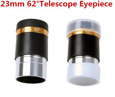 62-Deg Groothoek 23mm voor Telescoop Oculair Volledig Gecoat voor Telescoop 1.25*31.7mm
