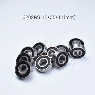 6202RS 15*35*11(mm) 1Piece bearings 6202 6202RS chrome steel deep groove bearing