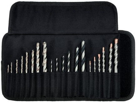 626729000 20 Delige boorassortiment in roltas