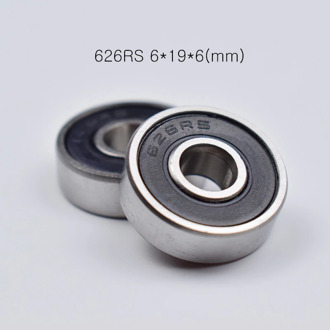 626RS 6*19*6mm 10pieces free shipping ABEC-5 bearings 10pcs rubber Sealed Mini Bearing 626 chrome steel deep groove bearing