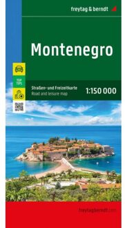 62Damrak F&B Montenegro Wegenkaart 1:150.000 - F&B Wegenkaarten