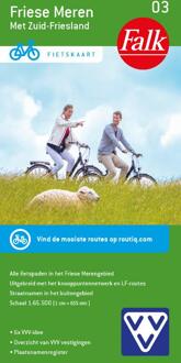 62Damrak Falk Vvv Fietskaart 03 Friese Meren - Falkplan Fietskaart