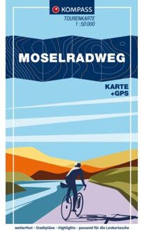 62Damrak Kompass Ftk7007 Moselradweg - Kompass Fietskaarten