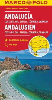 62Damrak Marco Polo Andalusië - Costa del Sol 1:200.000 - Boek 62Damrak (3829739923)