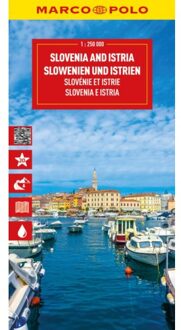 62Damrak Marco Polo Slovenië, Istrië - Marco Polo Wegenkaart