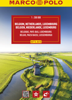 62Damrak Marco Polo Wegenatlas Benelux - Marco Polo Atlassen