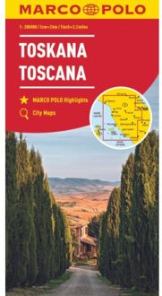 62Damrak Marco Polo Wegenkaart 07 Toscane - Marco Polo Wegenkaart