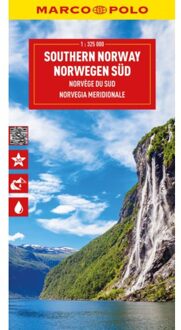 62Damrak Marco Polo Wegenkaart Noorwegen Zuid - Marco Polo Wegenkaart