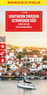62Damrak Marco Polo Zweden Zuid - Marco Polo Wegenkaart