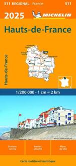 62Damrak Michelin 511 Hauts-De-France 2025 - Regionale Kaarten Michelin
