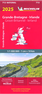 62Damrak Michelin 713 Groot-Brittanië 2025 - Nationale Kaarten Michelin