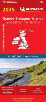 62Damrak Michelin 713 Groot-Brittanië 2025 - Nationale Kaarten Michelin