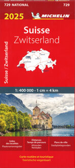 62Damrak Michelin 729 Zwitserland 2025 - Nationale Kaarten Michelin
