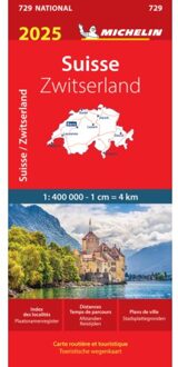 62Damrak Michelin 729 Zwitserland 2025 - Nationale Kaarten Michelin
