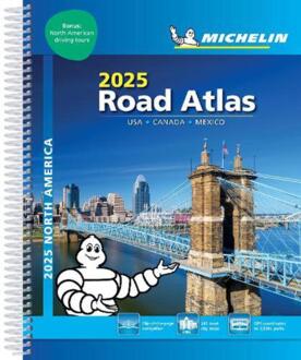62Damrak Michelin Wegenatlas Usa, Canada, Mexico 2026 - Michelin Atlassen