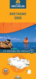 62Damrak Michelin Wegenkaart 512 Bretagne 2026 - Regionale Kaarten Michelin