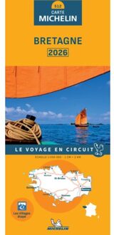 62Damrak Michelin Wegenkaart 512 Bretagne 2026 - Regionale Kaarten Michelin