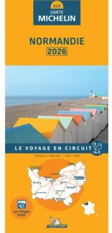 62Damrak Michelin Wegenkaart 513 Normandie 2026 - Regionale Kaarten Michelin