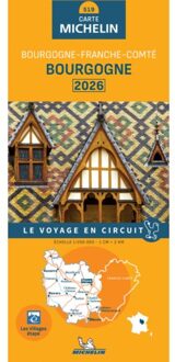 62Damrak Michelin Wegenkaart 519 Bourgogne 2026 - Regionale Kaarten Michelin