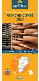 62Damrak Michelin Wegenkaart 520 Franche-Comté 2026 - Regionale Kaarten Michelin