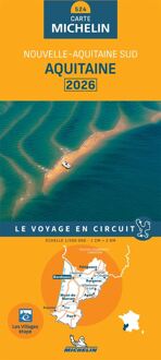 62Damrak Michelin Wegenkaart 524 Aquitaine 2026 - Regionale Kaarten Michelin