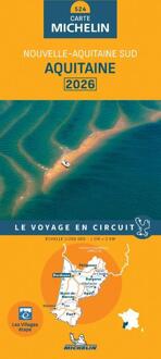 62Damrak Michelin Wegenkaart 524 Aquitaine 2026 - Regionale Kaarten Michelin