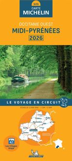 62Damrak Michelin Wegenkaart 525 Midi-Pyrenees 2026 - Regionale Kaarten Michelin