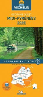 62Damrak Michelin Wegenkaart 525 Midi-Pyrenees 2026 - Regionale Kaarten Michelin