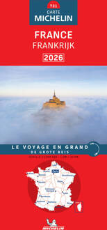 62Damrak Michelin Wegenkaart 721 Frankrijk 2026 - Nationale Kaarten Michelin