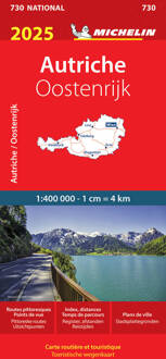 62Damrak Michelin Wegenkaart 730 Oostenrijk 2025 - Nationale Kaarten Michelin