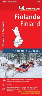62Damrak Nationale kaarten Michelin  -   Michelin 754 Finland